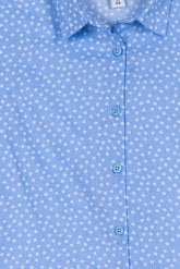 Blue Printed Girl's Co-Ord Set